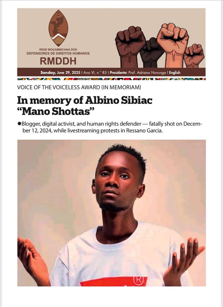In memory of Albino Sibiac “Mano Shottas”