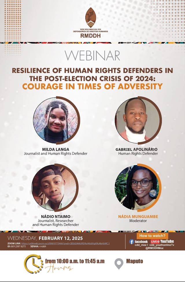 RESILIENCE OF HUMAN RIGHTS DEFENDERS IN THE POST-ELECTION CRISIS OF 2024: COURAGE IN TIMES OF ADVERSITY
